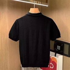 M430-P45翻领短袖polo衫男夏季韩版修身潮流2025新款百搭T恤上衣，男装T恤，星座617A-1（原B318A）