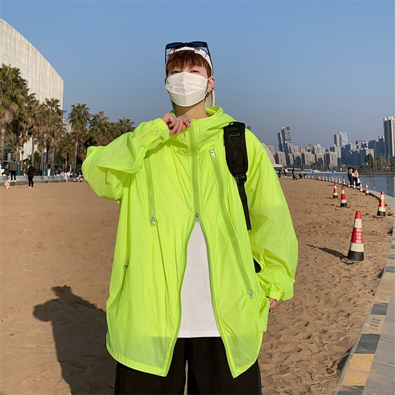 F8888/P50防晒指数UPF50+有报告防紫外线防晒服男外套防晒衣,男装防晒衣,电商A141