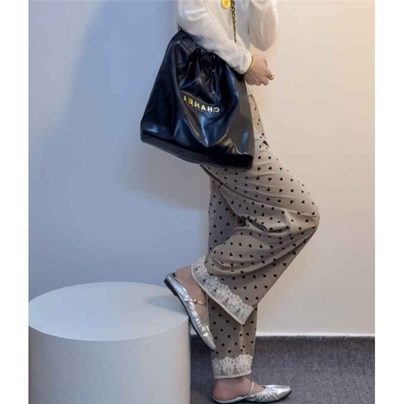 简约日系潮流文艺气质流行时尚ins百搭慵懒新款休闲长裤原宿,女装休闲裤,星座1210-1