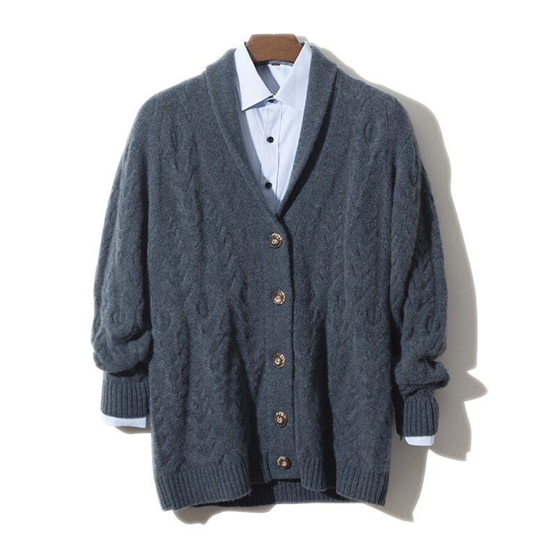 高品质男士羊绒开衫经典V领设计宽松舒适适合商务休闲单品，男装羊绒开衫，牧群羊绒