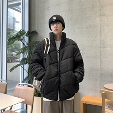 面包棉服男韩版潮流高街帅保暖2024冬季新款ins宽松棉衣MF004-P72，男装棉衣，星座412-2
