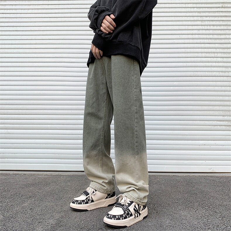 美式嘻哈高街街头复古宽松老爹裤oversize男牛仔裤长裤N06058-P48,男装牛仔裤,星座308B-1