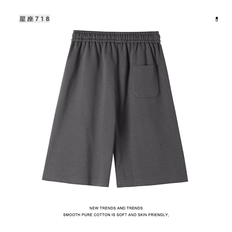 男生华棉运动短裤男款夏季美式潮牌休闲五分裤宽松XD1721特批35,男装休闲裤,星座718