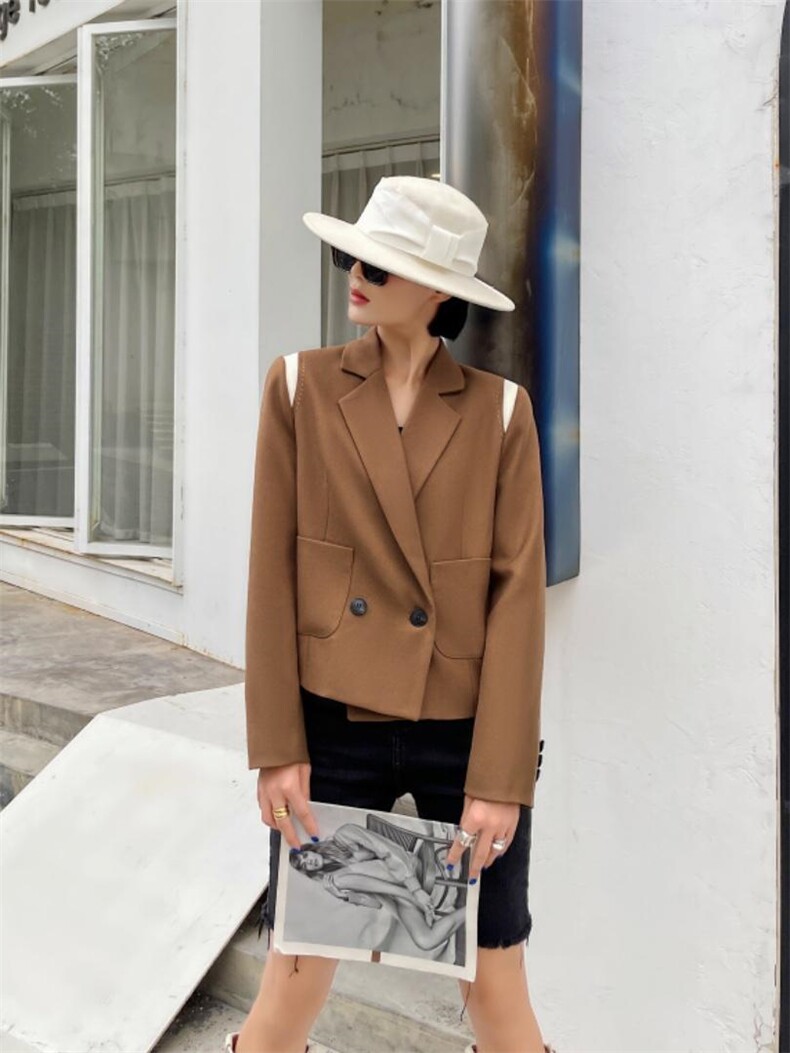 现货金纺西装大批量上市，女装西装，秋水伊人