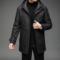 B21156钱塘2020-3可脱卸内胆男士精品90灰鸭绒羽绒服P330，男装羽绒服，钱塘207-3