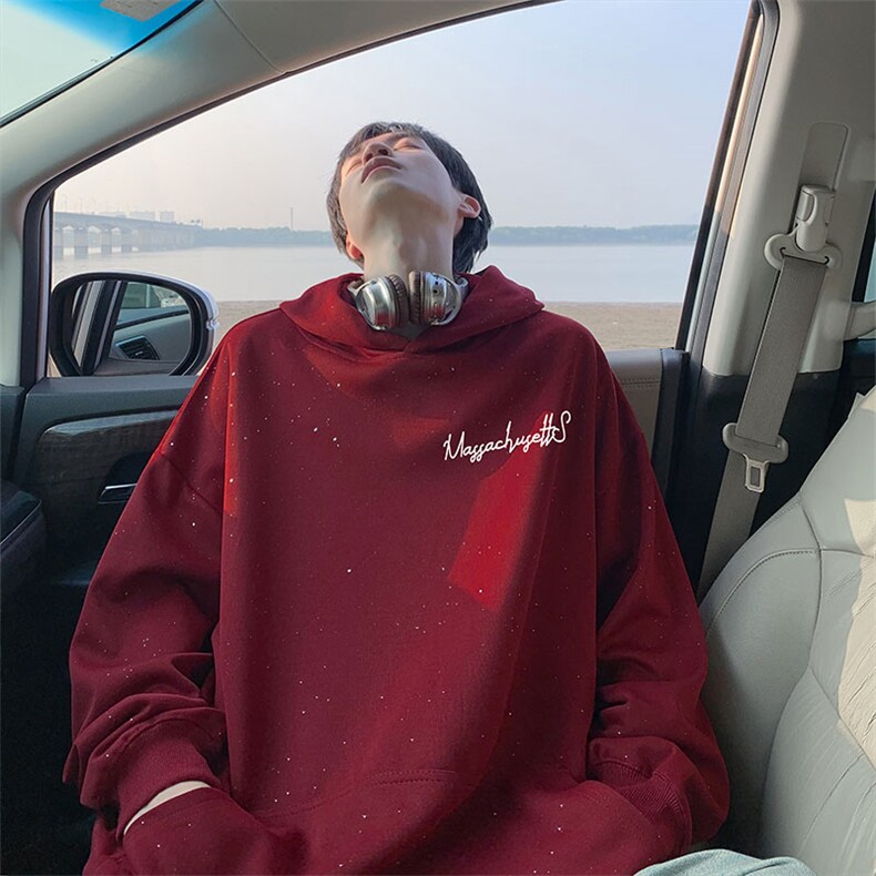 男2025秋季新款卫衣潮流百搭连帽wlmt-6657-特批48控79图片