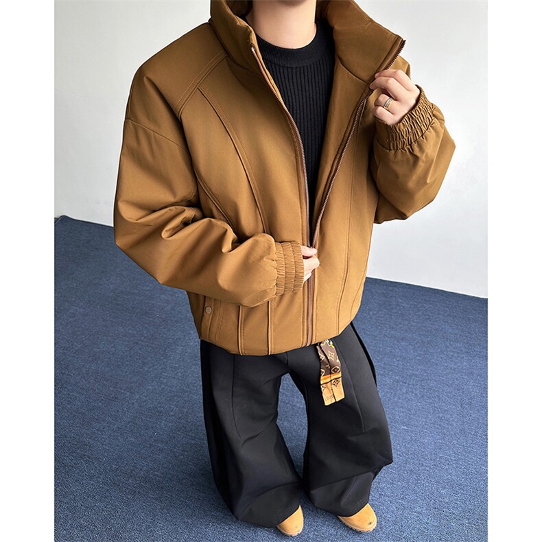 深度库存棉衣男宽松立领加厚棉袄DSA157B-M8866-P75,男装棉衣,电商A157B