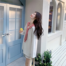 薄麻料防晒上衣+披肩+裙裤三件套R2C086-2567P130K198，女装套装/套裙，2C086