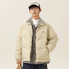 2025冬季新款男日系潮牌立领白鸭绒羽绒服加厚外套棉衣YR30-F255，男装羽绒服，电商A101（原外27）