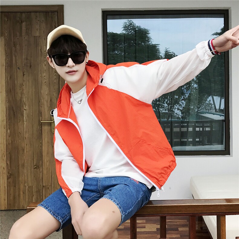 2021男女防晒衣轻薄透气防晒服运动夹克外套Y288P40，男装夹克，电商A157