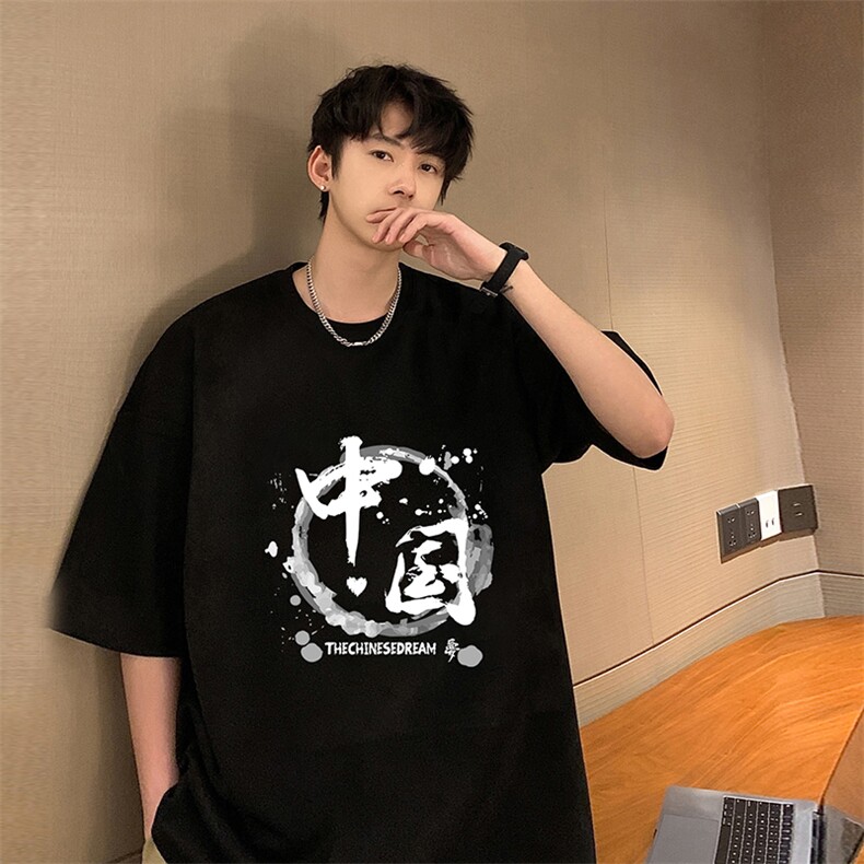 麂皮绒短袖t恤男大码半袖男JD82134-P25,男装T恤,电商A040