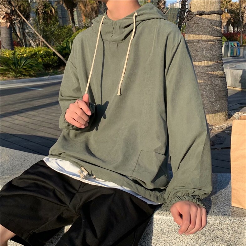 长袖连帽外套ins潮流百搭港风宽松打底衫简约外穿上衣W1097-P35,男装夹克,星座512-2