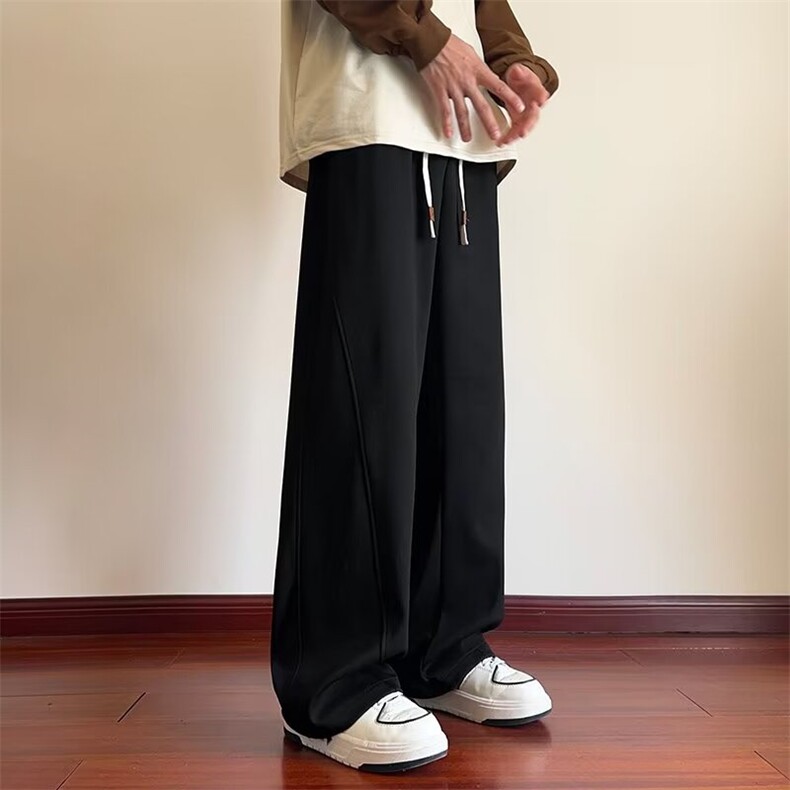 卫裤男士春秋季2024新款宽松直筒运动裤男生工装休闲长裤子,男装休闲裤,星座410-7