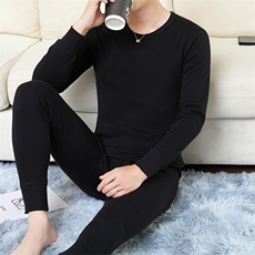 保暖内衣男士秋衣秋裤纯棉纯色棉毛衫全棉保暖套装TZ3203-40，男装棉衣，星座310B-3
