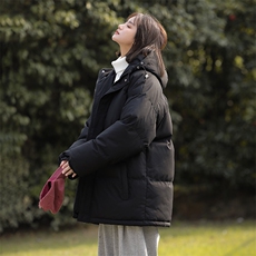 中性风秋冬新款棉衣外套纯色连帽面包服保暖加厚A436-1277-P60，男装棉衣，电商A436