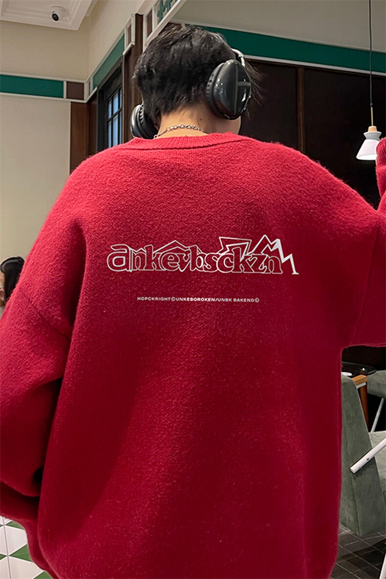 高质量！秋冬季半高领毛衣男士加绒加厚线衣男针织衫男MY187-P45,男装针织衫/毛衣,电商B367