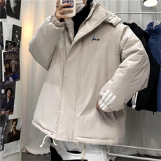冬装衣连帽潮牌宽松面包服潮休闲帅气保暖袄服W2129-P60，男装棉衣，星座512-4