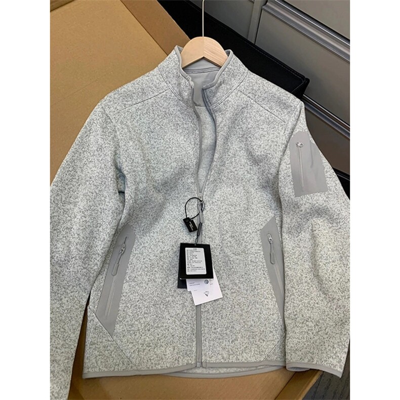 秋冬图户外立领抓绒开衫运动夹克cleanfit外套WT35特P65图片