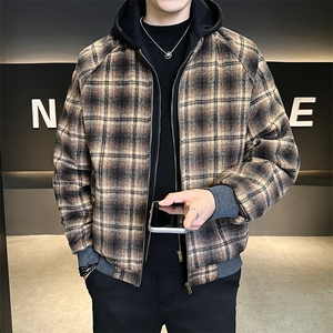 现货标50白鸭绒假两件男装羽绒服宽松板B317-Y000-P258图片