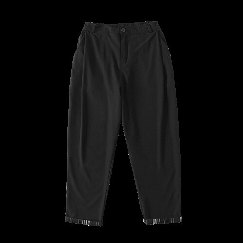7XL~M中性风学生男女休闲韩版小西裤2023夏季新款大码垂感九分裤图片