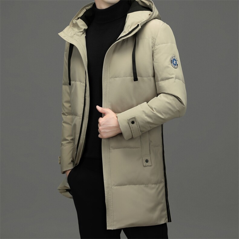 BWDF-6钱塘2020-2中年男士商务休闲连帽冬季厚款羽绒服P255,男装羽绒服,钱塘207-2