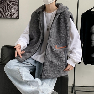 新款男港风百搭马甲2251-P67控128图片
