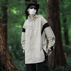 日系机能户外拼色工装夹克春款休闲冲锋衣防风防水男外套，男装夹克，星座716-3