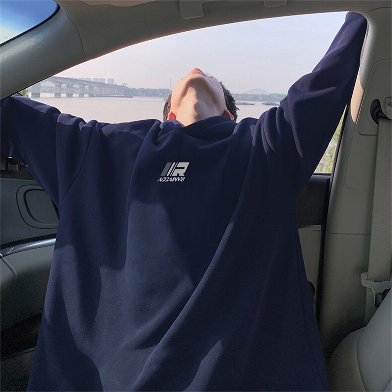 抖音得物供货可提供视频秋冬重磅美式宽松连帽卫衣WKD07,男装卫衣,电商A486