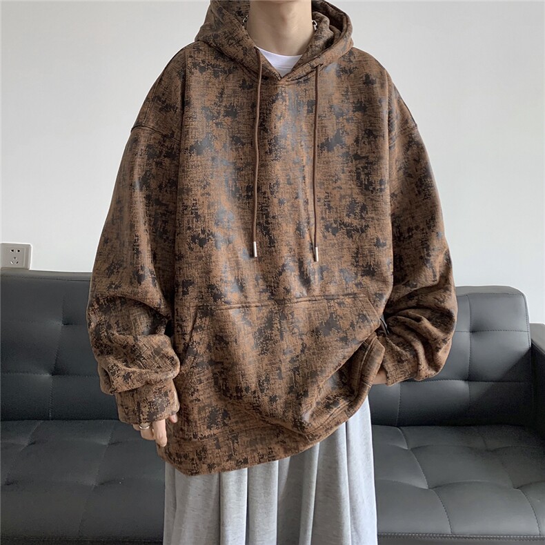 秋季麂皮绒卫衣宽松百搭D329-QM617-P65-控88图片