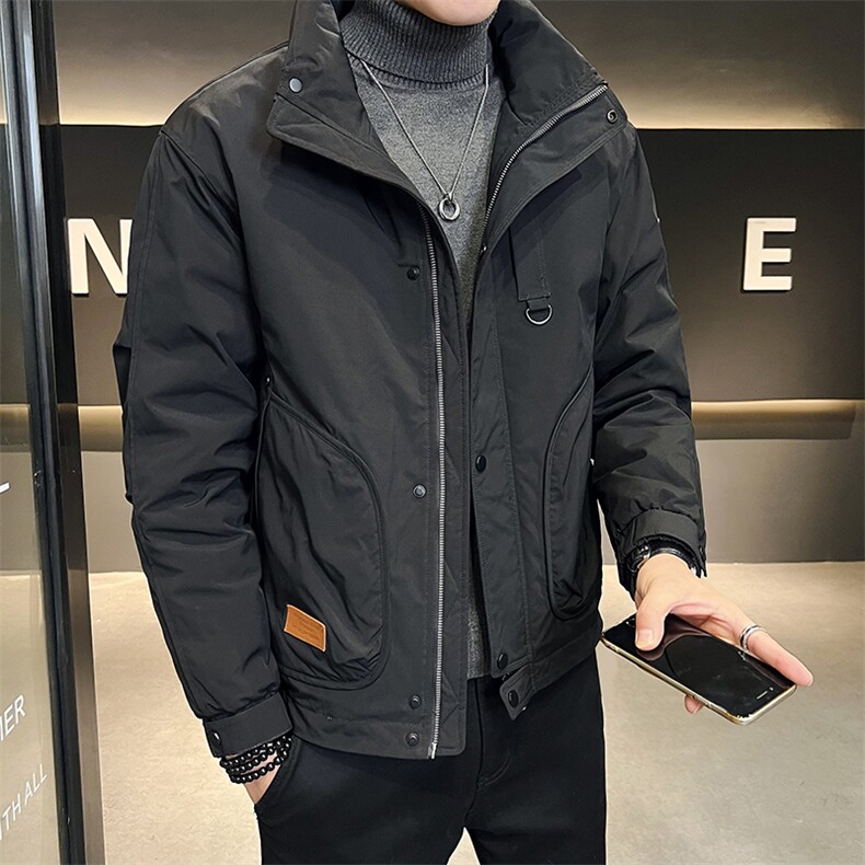 主推款男士简约立领羽绒服上衣外套潮百搭A329-S2885-P150,男装羽绒服,电商A329