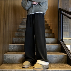 冬季新款保暖加绒加厚德绒宽松百搭休闲裤B315-K878JR-p55控78，男装休闲裤，电商B315