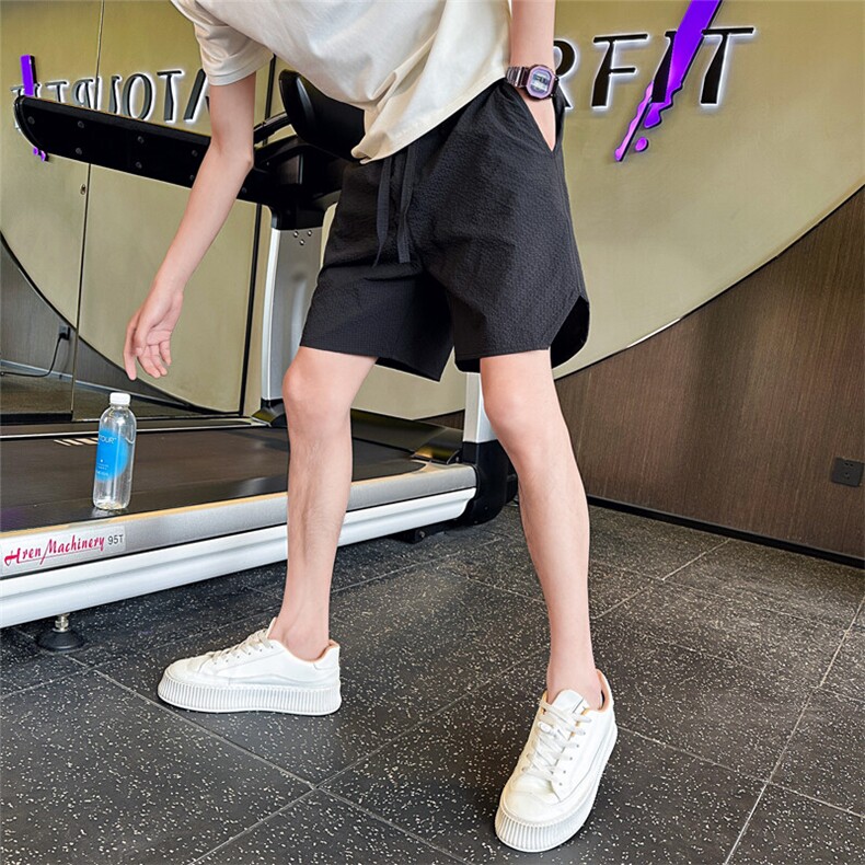 C317-D023-P45短裤男夏季2025新款男装休闲裤五分裤子图片