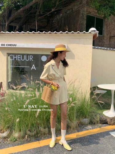 西装连体裤，女装西装，MJJ