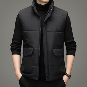 秋冬季马甲男士潮流保暖休闲棉衣外套立领宽松棉服SNNMJ8116-P115图片