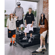 8XL-M特大码短裤男夏季新款大码vibe破洞拼接高街短裤DK1518P50，男装牛仔裤，电商D206-1