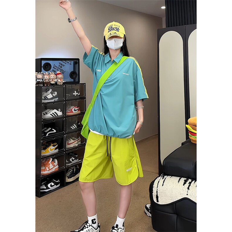 户外撞色运动polo短袖t恤男女xh126-特p35,男装T恤,电商B367
