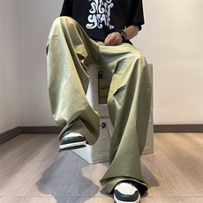 美式辣妹工装裤女夏季新款抽绳打褶宽松休闲裤直筒垂感KK203-P35，男装工装外套，星座911-3