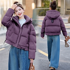 新款冬季连帽羽绒服2025年冬季时尚潮流，女装羽绒服，鑫鑫美