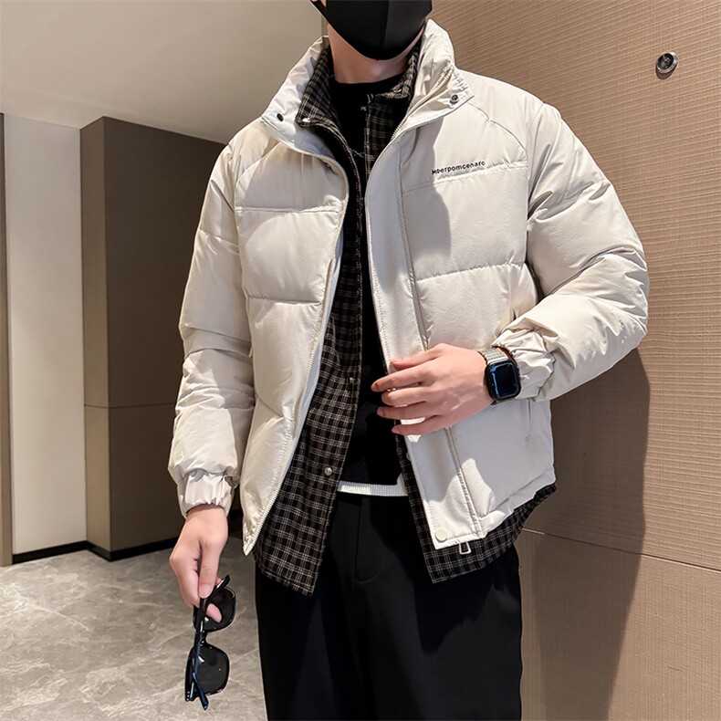 B216M8968P1302025冬装新款男假两件棉衣外套羽绒棉服社会风,男装棉衣,电商B216（原B302）