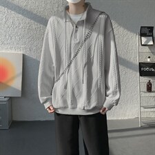 卫衣男春季新款港风宽松提花大码长袖T套头上衣WY9975-特P42，男装T恤，星座214-3