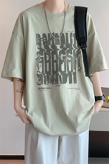已注册/夏季内景日系高街短袖T恤男潮重磅宽松打底衫DT00585/P25，男装T恤，电商B316