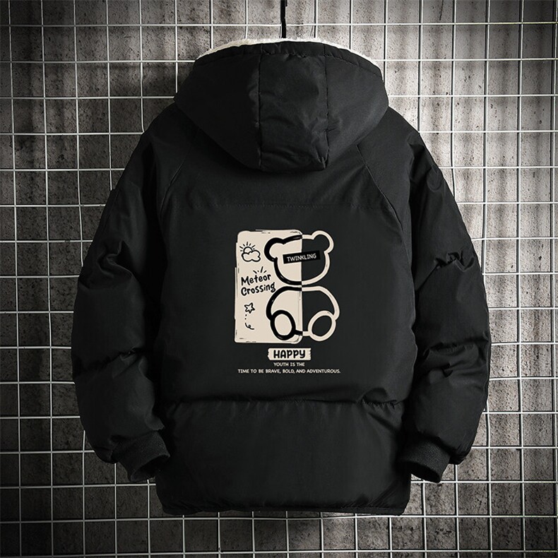 控128加绒面包服男大码羊羔毛棉衣男MY16352-P100,男装棉衣,电商A040A