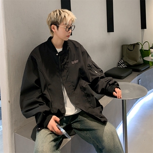 F145-P65 飞行员夹克棒球服男美式复古潮牌宽松小众百搭工装外套图片