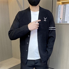M3829-特P60控98社会小伙新款开衫毛衣外套男针织衫潮牌潮流时尚，男装针织衫/毛衣，电商D310B-1