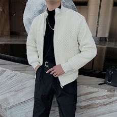冬季时尚潮流压皱棉衣男韩版立领加厚棉服外套短款M105-P150控180，男装棉衣，电商B267