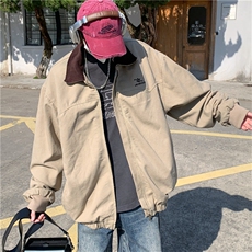 洗水休闲夹克男美式复古时尚高街春季穿搭外套显高上衣JK1169-P90，男装夹克，星座1103-3