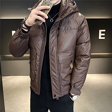 M-4XLB3533436P195红2025标年连帽冬季男士羽绒服加厚外套，男装羽绒服，电商B353