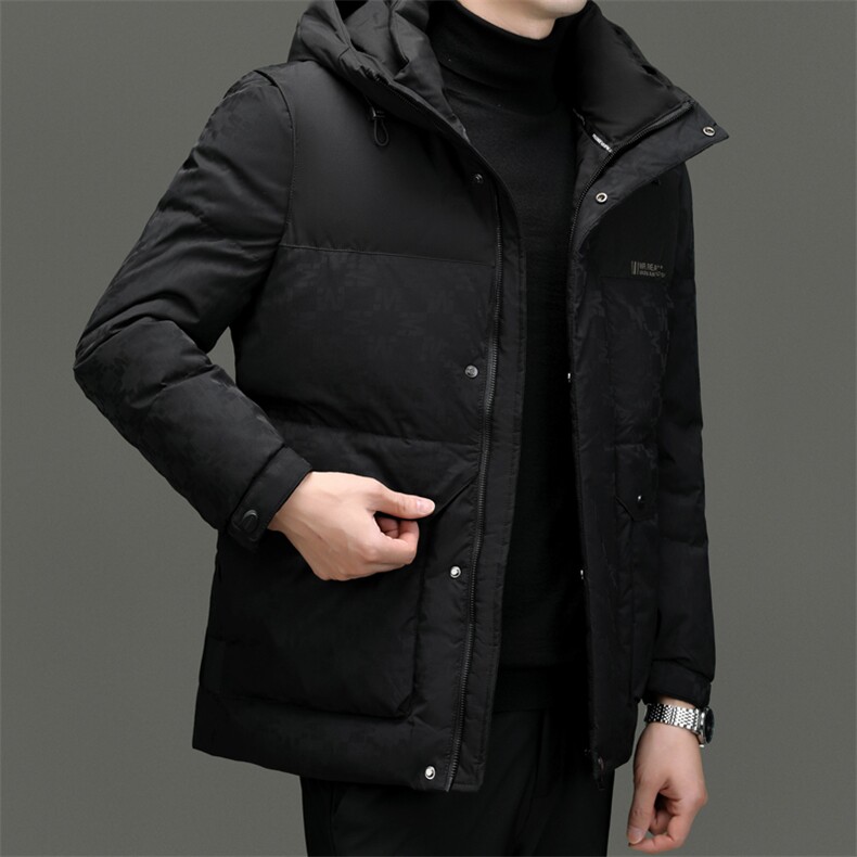 BNYR3982钱塘2020-2时尚简约冬季厚款中年男士90鸭绒羽绒服P275图片