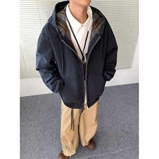 加绒牛仔棉服男冬季棉衣外套羊羔绒加厚毛领保暖外套MY1312-P148，男装棉衣，星座1103-3