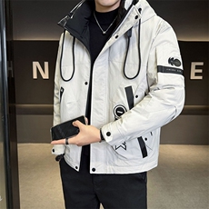 标冲锋衣羽绒服男2025冬季新款重工鸭绒外套B240-YR9816-P235，男装夹克，电商B240